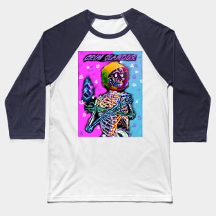 Grim Glamour ROLLER Baseball T-Shirt